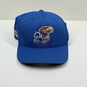 Royal Kansas Jayhawks Men's Top of the World Spacer Flex Hat Size M/L
